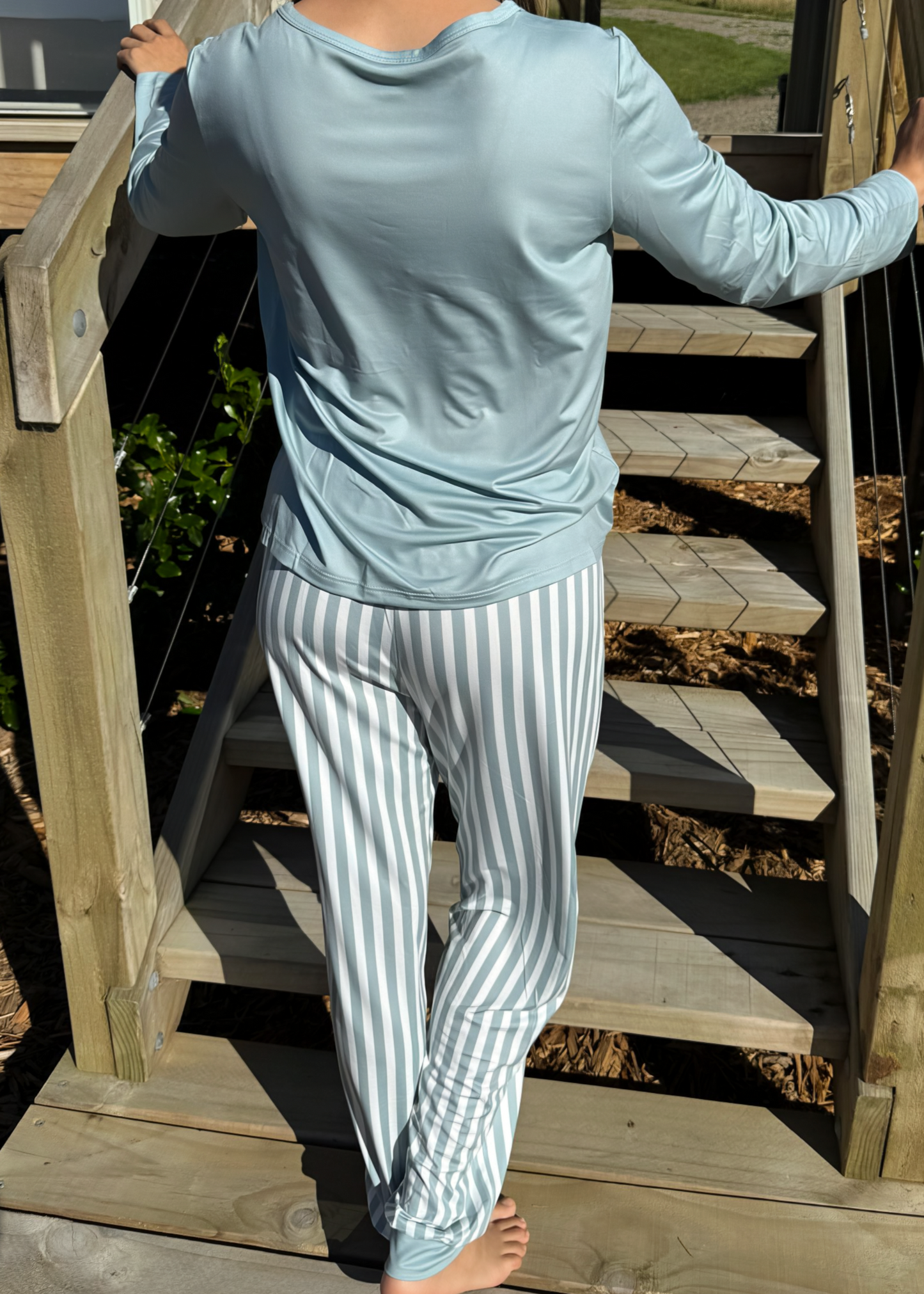 Striped Serenity Sleepwear