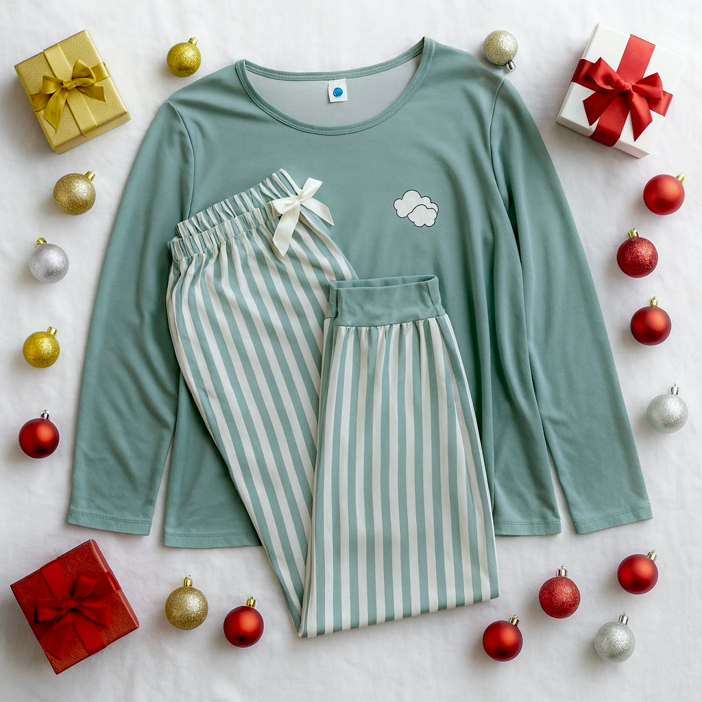 Striped Serenity Sleepwear