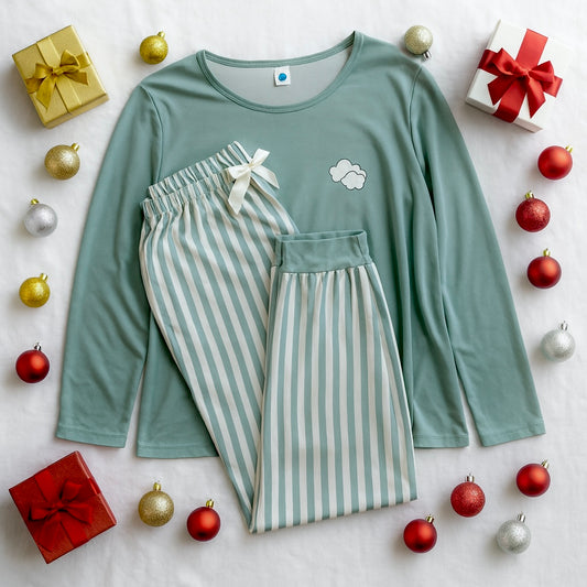 Striped Serenity Sleepwear