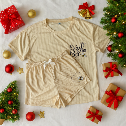 Bee Footprint Sleepwear
