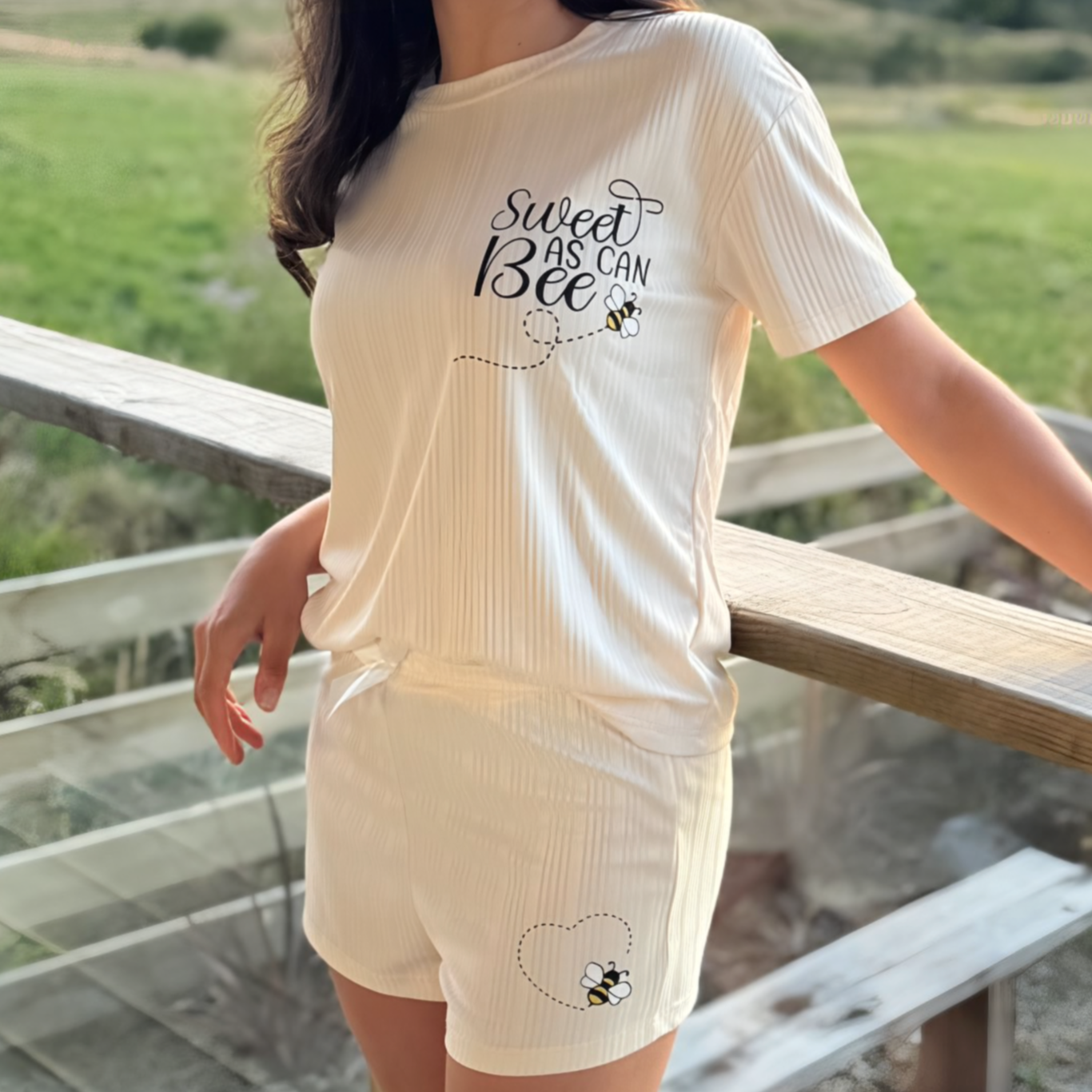 Bee Footprint Sleepwear
