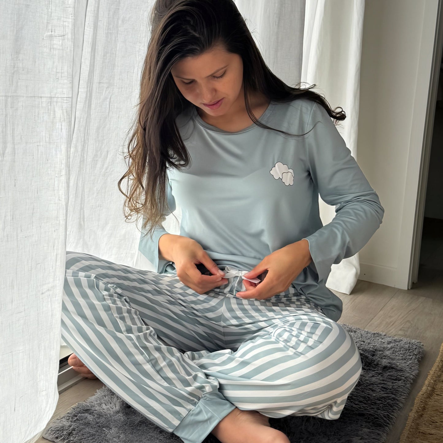 Striped Serenity Sleepwear